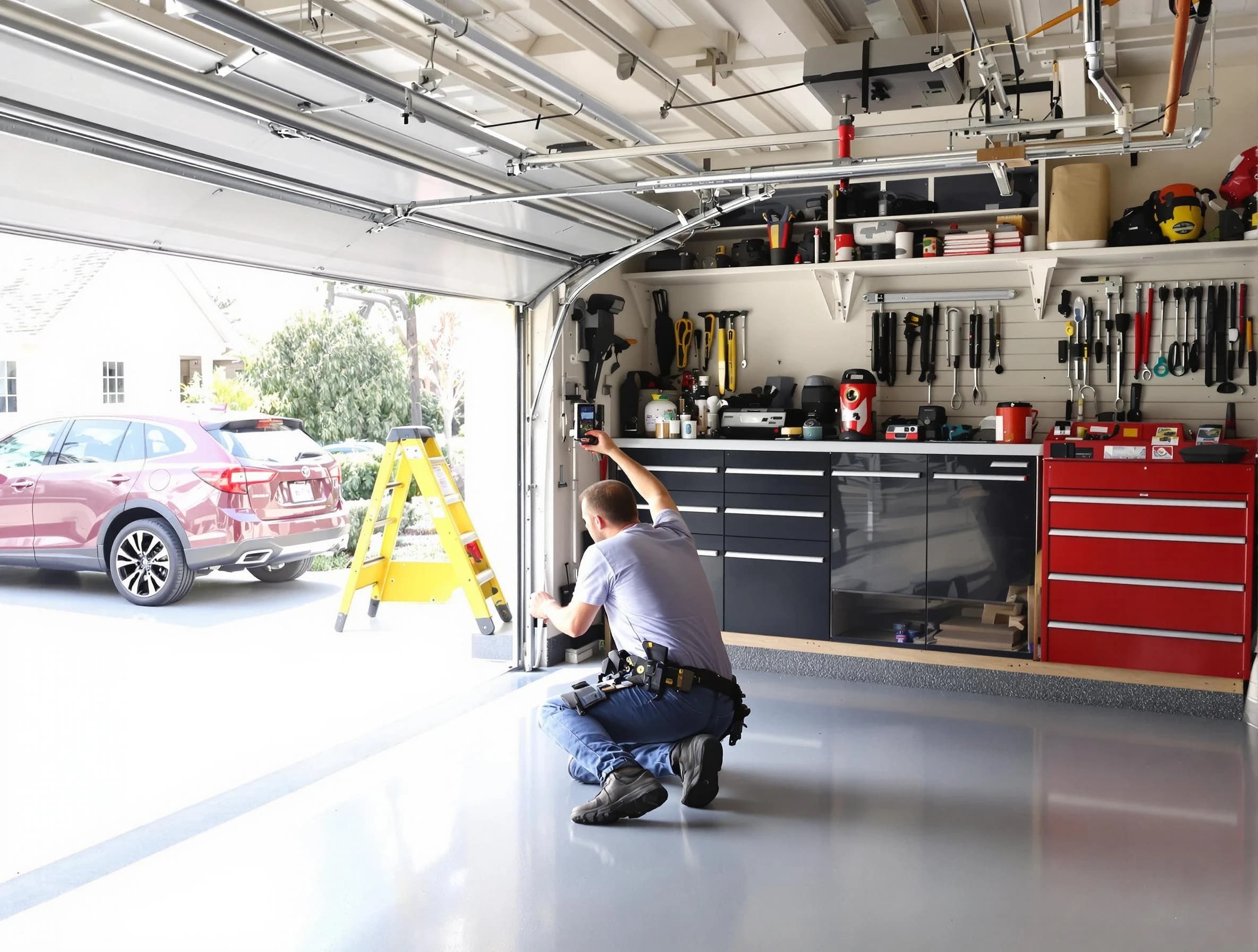 Local garage door repair service by Acworth Garage Door Repair in Acworth