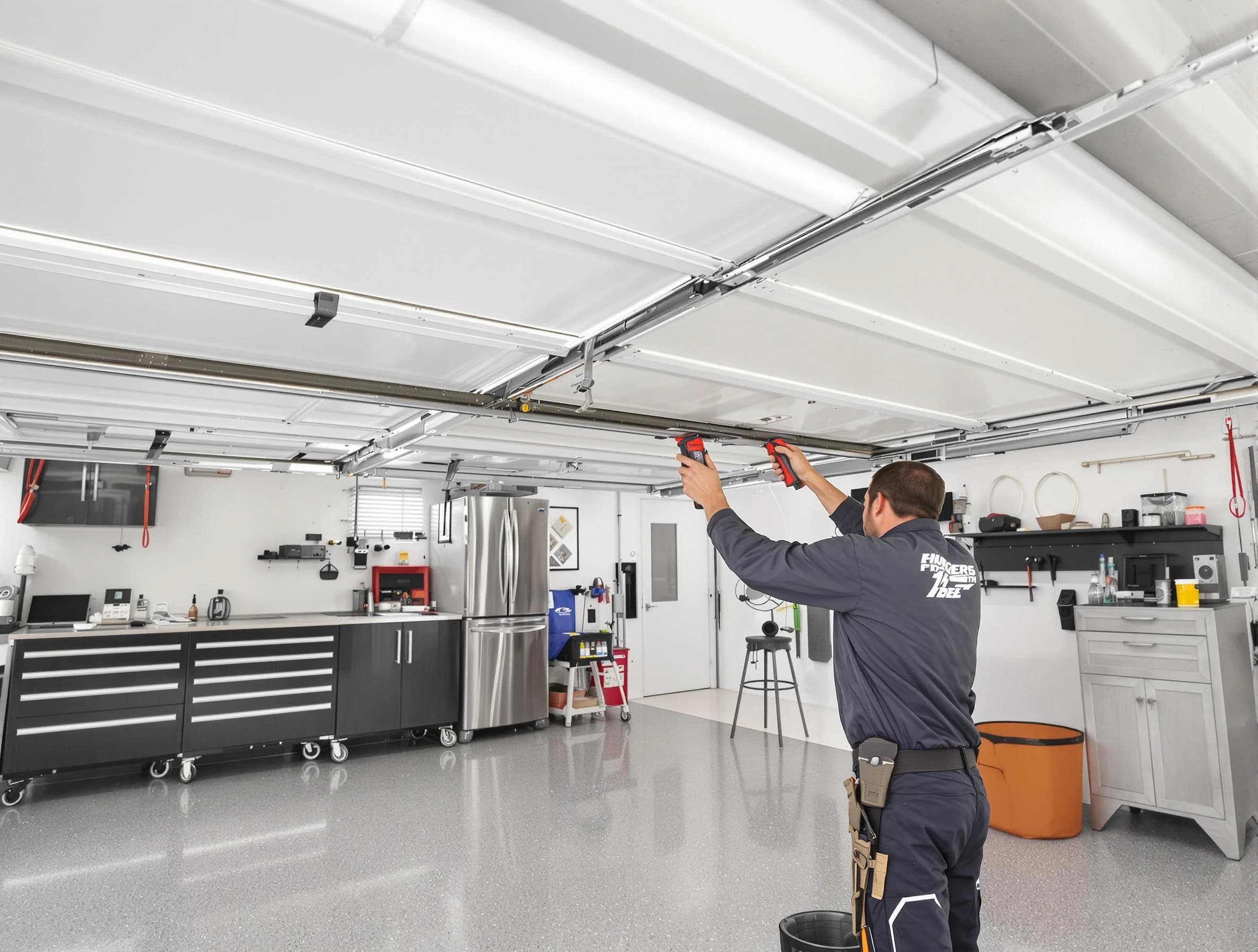 Overhead garage door repair service by Acworth Garage Door Repair in Acworth