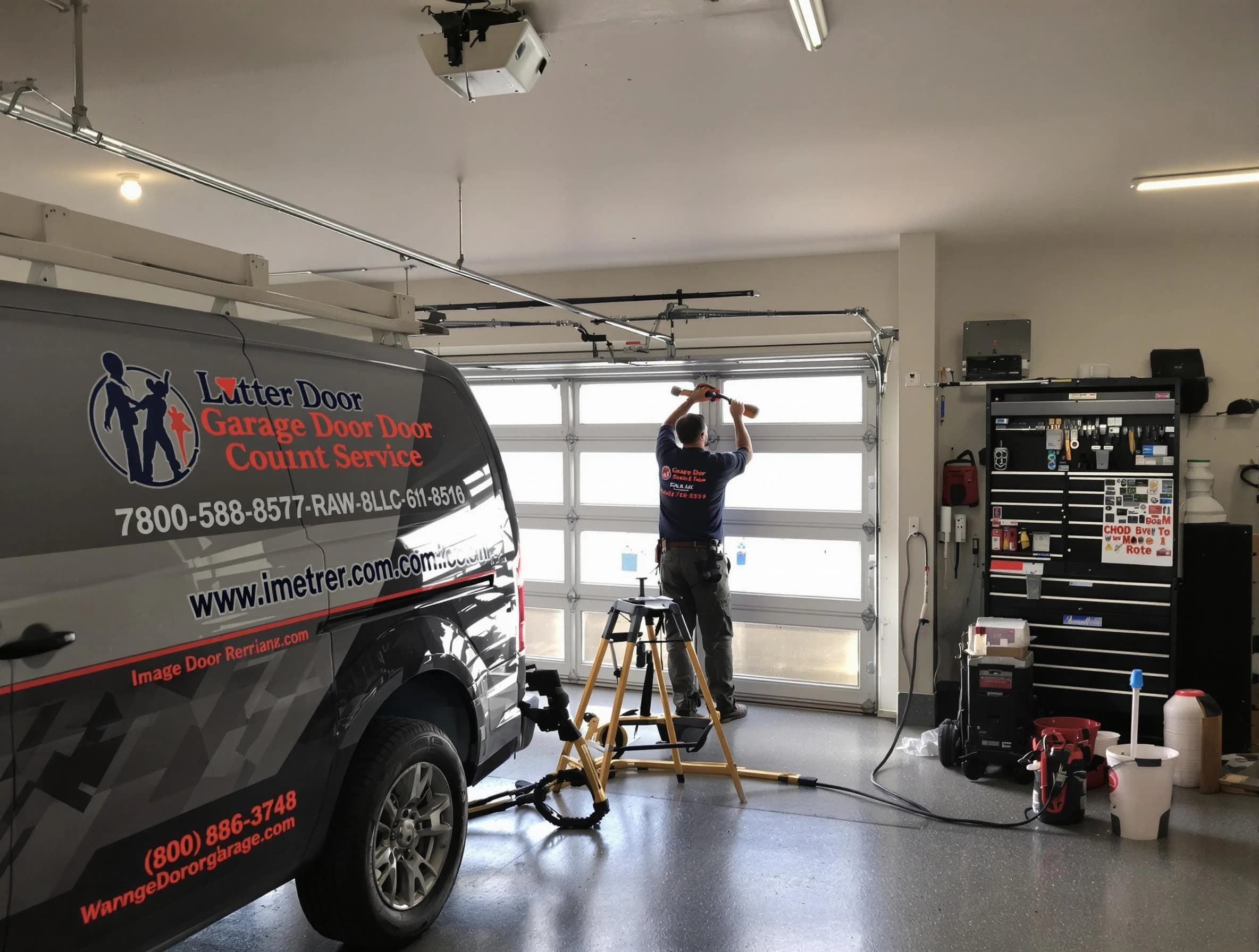 Acworth Garage Door Repair rapid response team performing same-day repair in Acworth