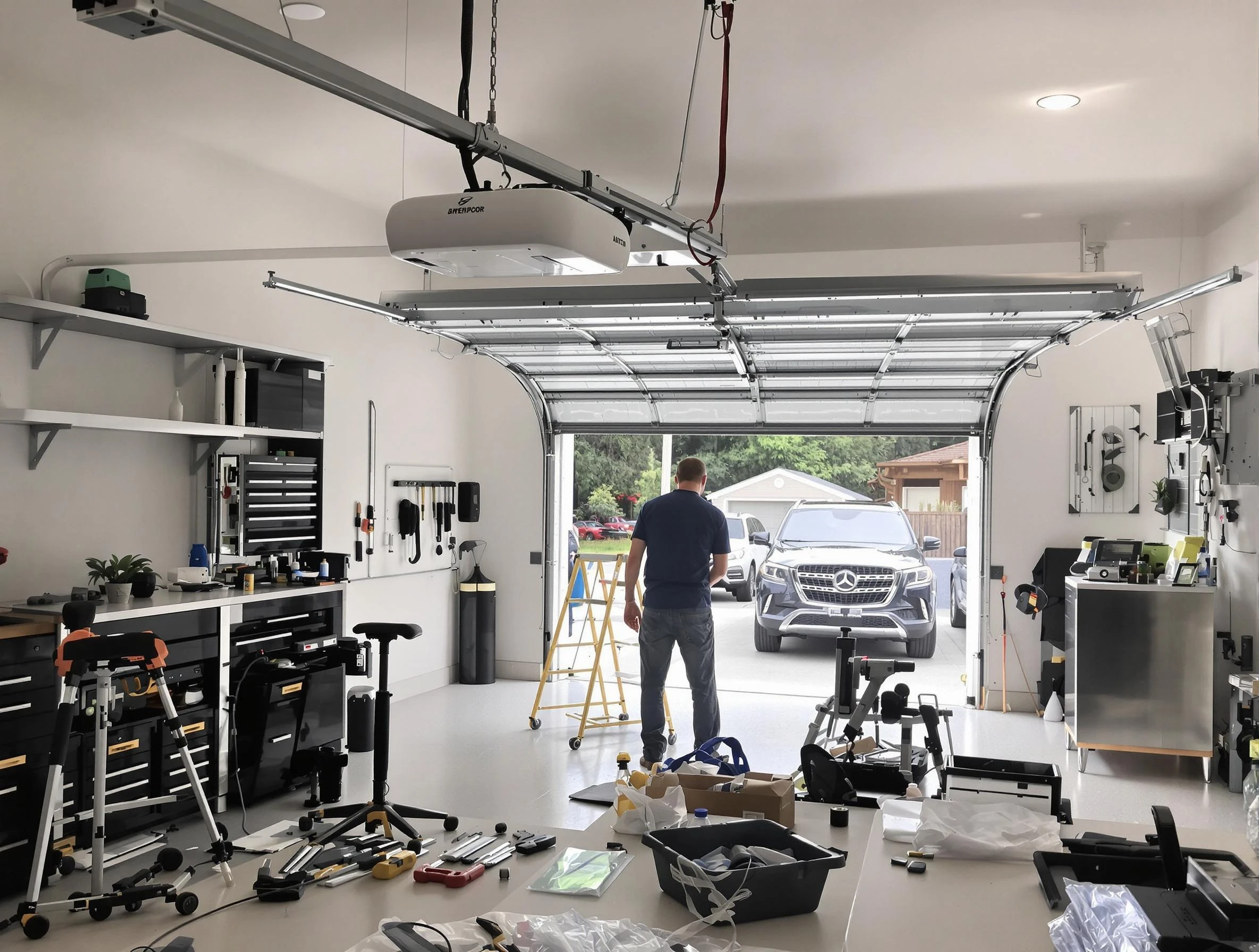 Garage door opener installation by Acworth Garage Door Repair in Acworth
